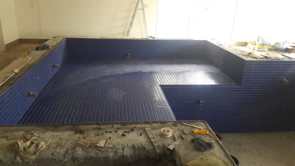 revestimento de piscina
